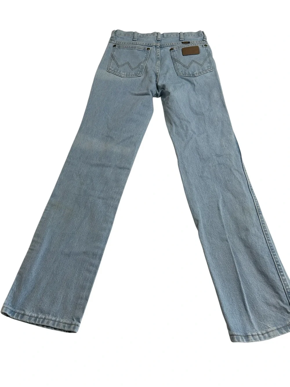 Vintage Wrangler 936GBK Light Wash Western Straight Leg Jeans 30x32 USA